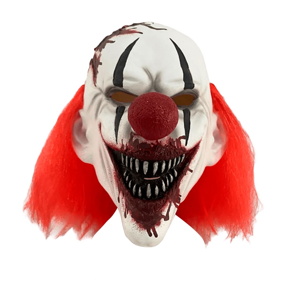 Miniatura 6 de Mascara Latex Payaso Ojos Negros MA-134